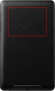 Nexus7裏面